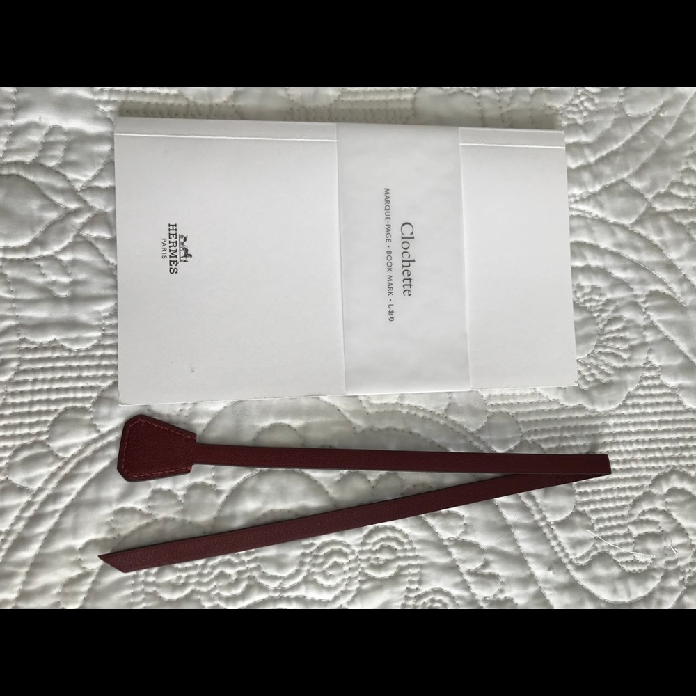 🎄🎄Hermès Brown Clochette Book Mark